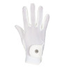 Gants unisex en tissu technique et maille Equestro - Blanc