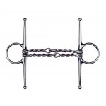 Mors aiguille Feeling double embouchure torsadée