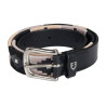 Ceinture en cuir avec motif sud-ouest Equestro - Noir / rose / beige