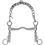 Mors Saumur Feeling met korte takken roestvrij staal satijn