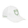 Casquette unisex de la nouvelle collection Equestro - Blanc / vert clair