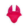 Bonnet anti-mouches poney en coton avec oreilles élastiques Equestro - Fuchsia