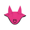 Bonnet anti-mouches en tissu technique avec logo GP Equestro - Fuchsia / noir