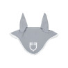 Bonnet anti-mouches en tissu technique avec logo GP Equestro - Gris / blanc