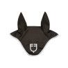 Bonnet anti-mouches en tissu technique avec logo GP Equestro - Vert militaire / blanc