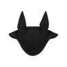 Bonnet anti-mouches en lycra avec logo en silicone Acavallo - Noir / noir