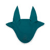 Lycra vliegenmasker met siliconen Acavallo-logo - Petrol / wit
