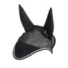 Bonnet anti-mouches en coton et tissu perforé Diamond Equestro - Noir
