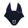 Bonnet anti-mouches en coton avec logo central New Style Equestro - Marine