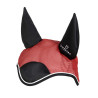Bonnet anti-mouches en coton antibactérien Equestro - Rouge / noir