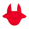 Bonnet anti-mouches collection basique avec oreilles élastiques Equestro - Rouge