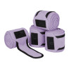 Polobandages per 4 Equestro - Paars / zwart