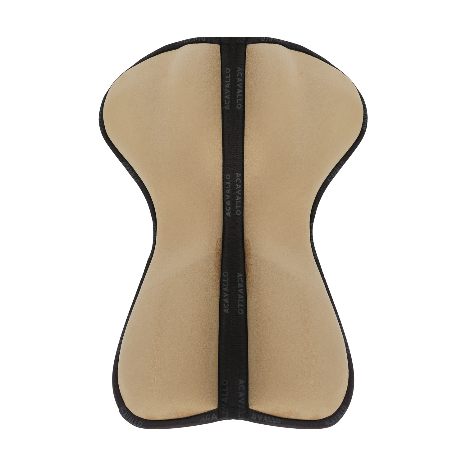 Acavallo Close Contact schokdemper met traagschuim Zwart