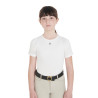 T-shirt d'entraînement technique enfant Equestro - Blanc