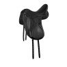 Selle de dressage Mantegna avec longs taquets Acavallo - Noir
