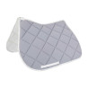 Tapis de selle obstacle en tissu technique respirant GP Equestro - Gris / blanc