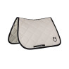 Zadeldoek springen in technische stof met geborduurd logo Black Line Edition Equestro - Beige