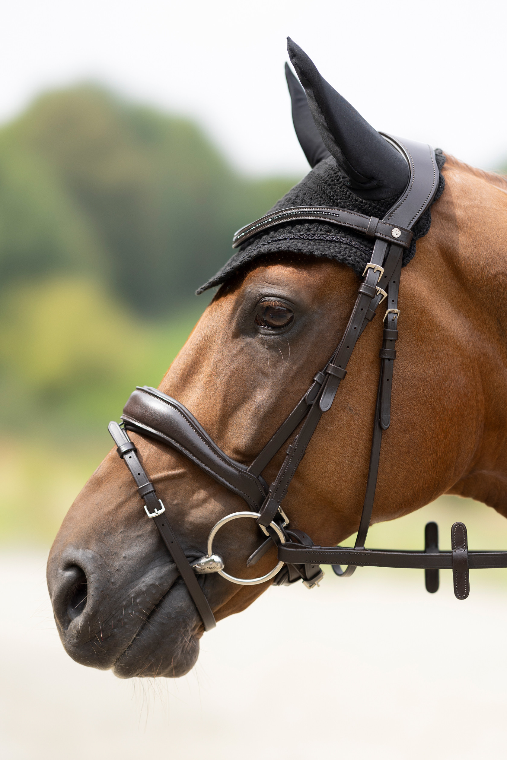 Vliegenmasker Daphne HKM Lichtroze
