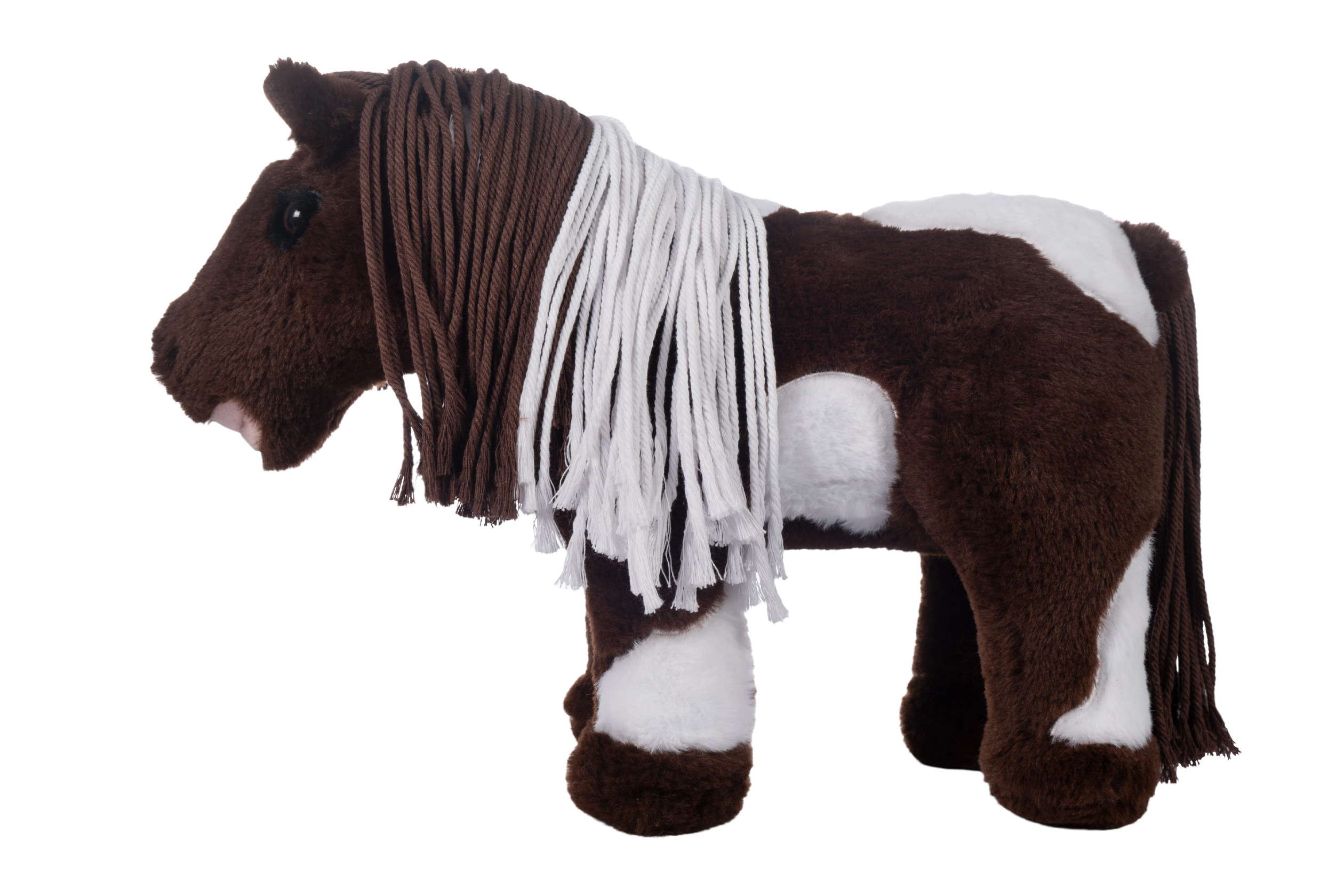 Pinto Knuffel Pony HKM Bruin / wit