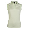 Damespolo Catherine mouwloos HKM - Pistache