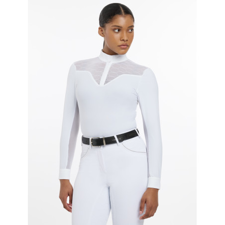 Wedstrijdpolo Emily LeMieux lange mouwen