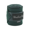 Fleece en Elastische Werkbandages per 4 Umbria Equitazione - Jachtgroen