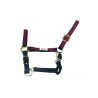 Nylon halster met Gekleurde Delen Umbria Equitazione - Marine / bordeaux