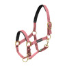 Nylon halster met neopreen versteviging Umbria Equitazione - Roze