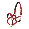 Nylon halster met neopreen versteviging Umbria Equitazione - Rood