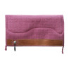 Tapis de Selle Western Show Alpaca avec Gravure Barbwire Pool's - Violet