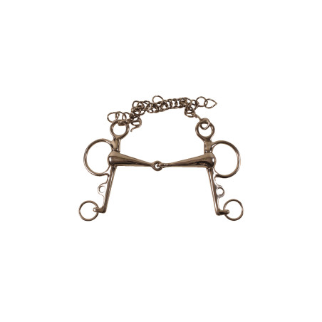 Mors Pelham Plein en Roestvrij Staal Umbria Paardensport