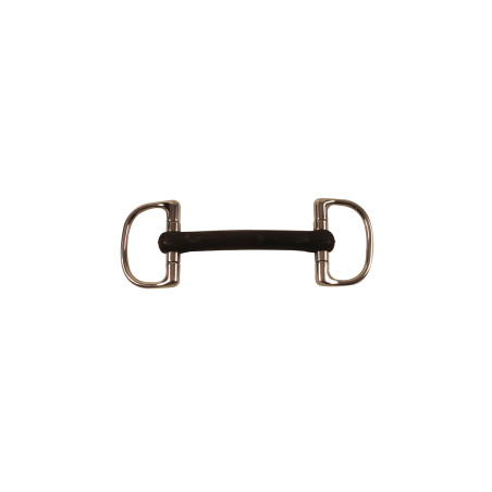 Mors D Ring Plein en Hard Rubber Umbria Equitazione