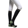 Chaussettes Flags & Cup femmes Roca - Noir / vert