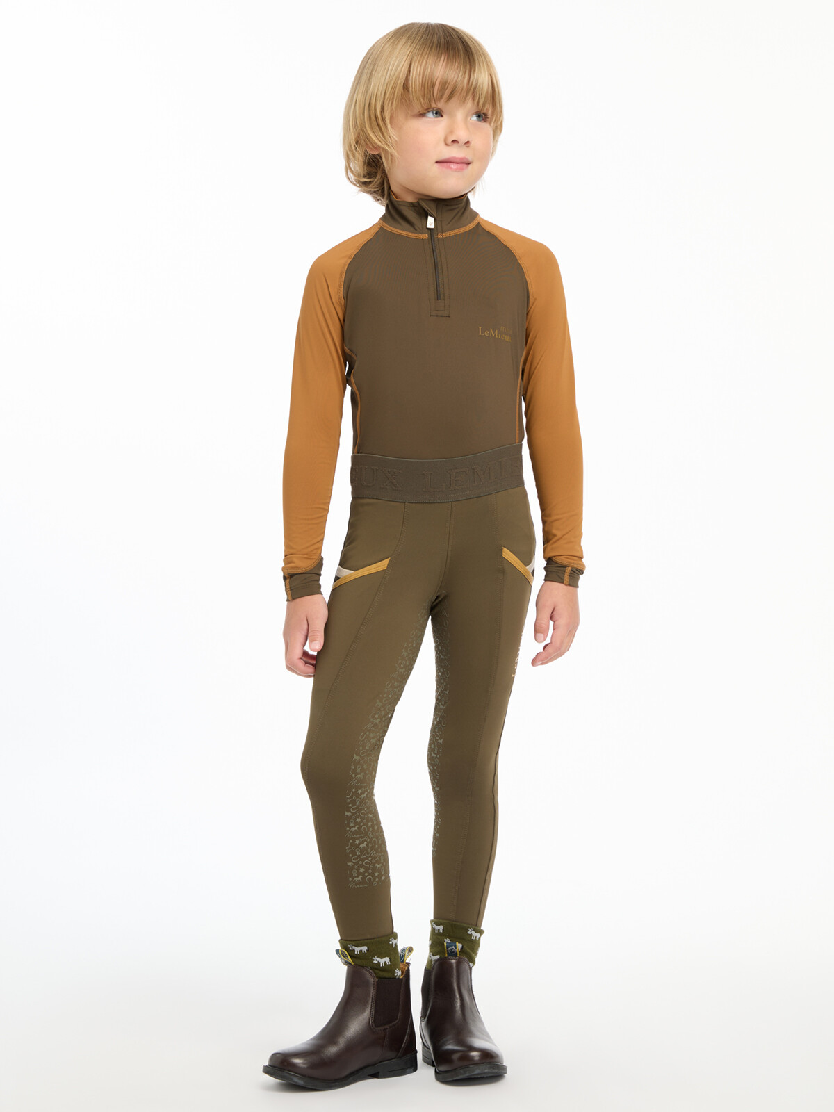 Pantalon d'équitation Mini LeMieux Alpine Marron Pantalon d'équitation Mini LeMieux Alpine Marron