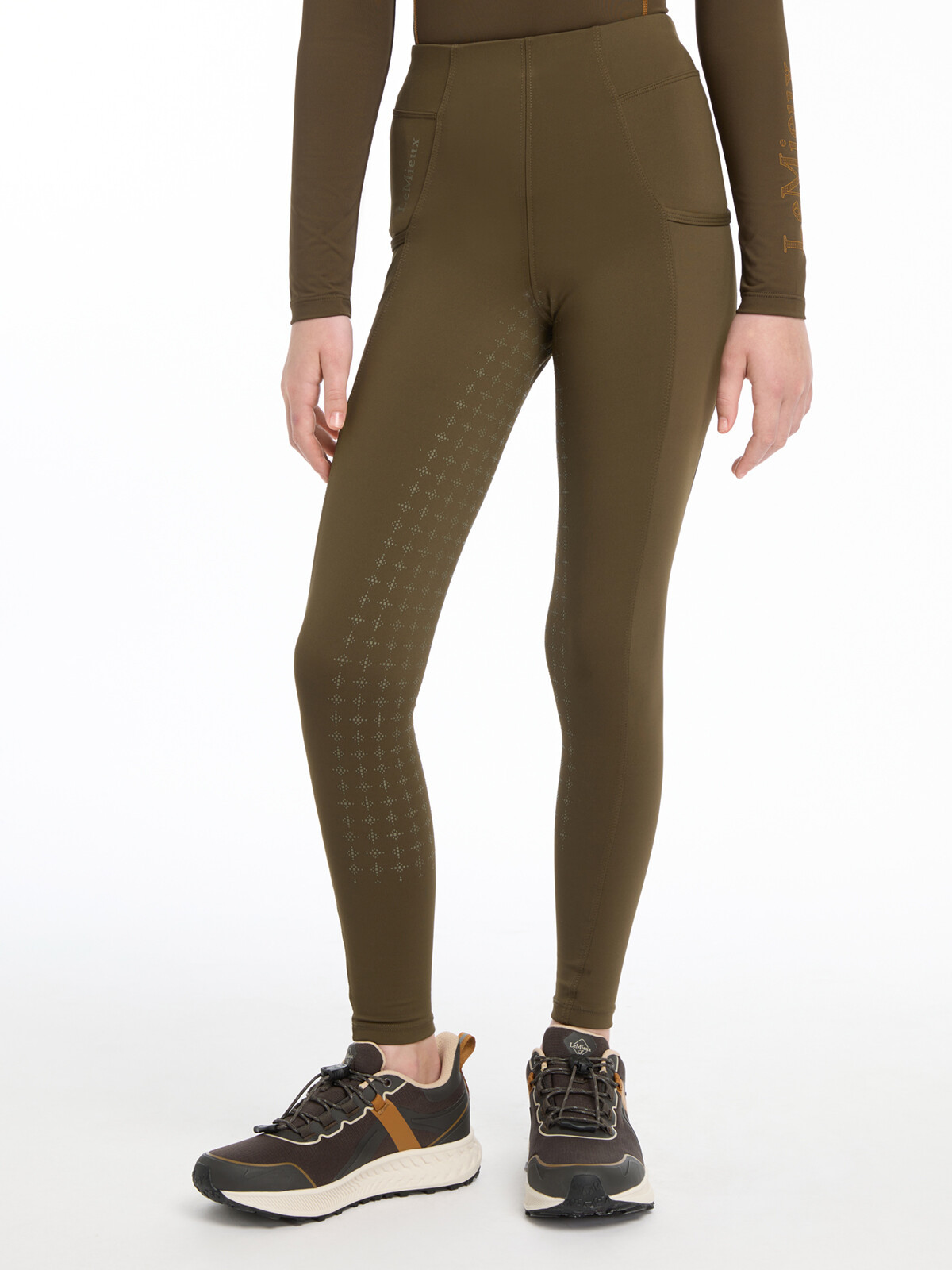 Legging LeMieux Orla Young Rider Alpine Marron