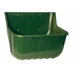 Mangeoire plast. rectangulaire 15l verte