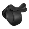 Selle polyvalente Bernini avec panneaux en latex Acavallo - Noir