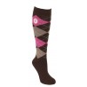 Chaussettes d'équitation Covalliero Brescia - Wood/dark-rose