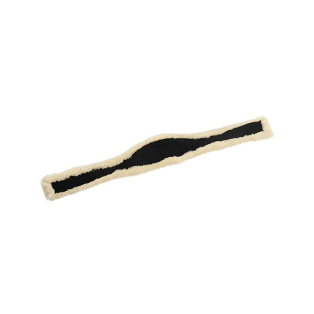 Vervangende synthetische schapenvacht voor springzadelriem Equestro