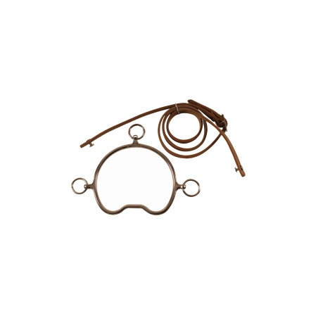 Mors anti-stijgeren in roestvrij staal Umbria Equitazione