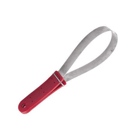 Metalen hittestrookmes met glad lemmet Umbria Equitazione