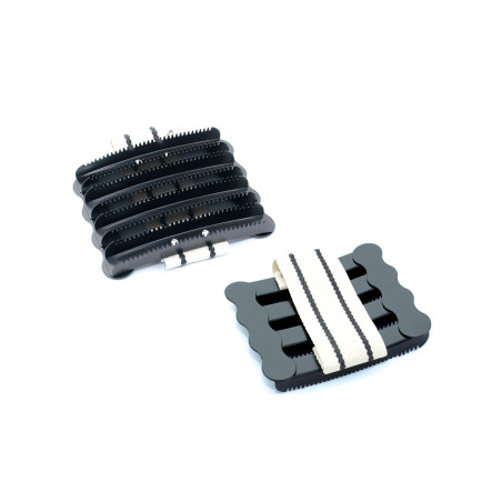 Rechthoekige metalen vierkante rosborstel Umbria Equitazione