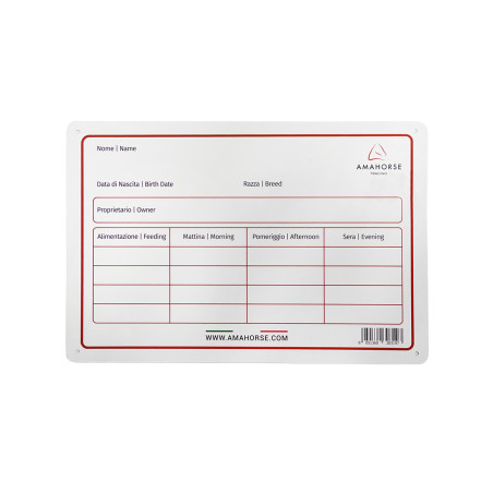 Aluminium stalplaat Umbria Equitazione