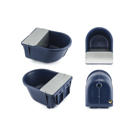 Drinkbak met constant niveau met deksel in SS in PVC Umbria Equitazione