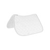 Tapis de selle Derby - Blanc / argent / blanc
