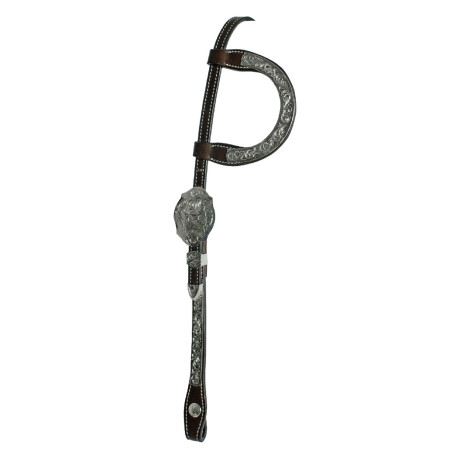 Westernhoofdstel Pool’s met één oor WSOE/00212