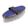 Brosse douce HKM avec strass - Bleu
