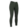 Pantalon HKM Ari taille moyenne basanes en silicone - Vert olive