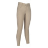 Broek HKM Ari middelhoge taille volledig siliconen zitvlak - Beige