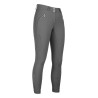 Pantalon HKM Lia taille haute fond 1/1 en silicone - Gris